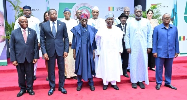 ecowas and tinubu