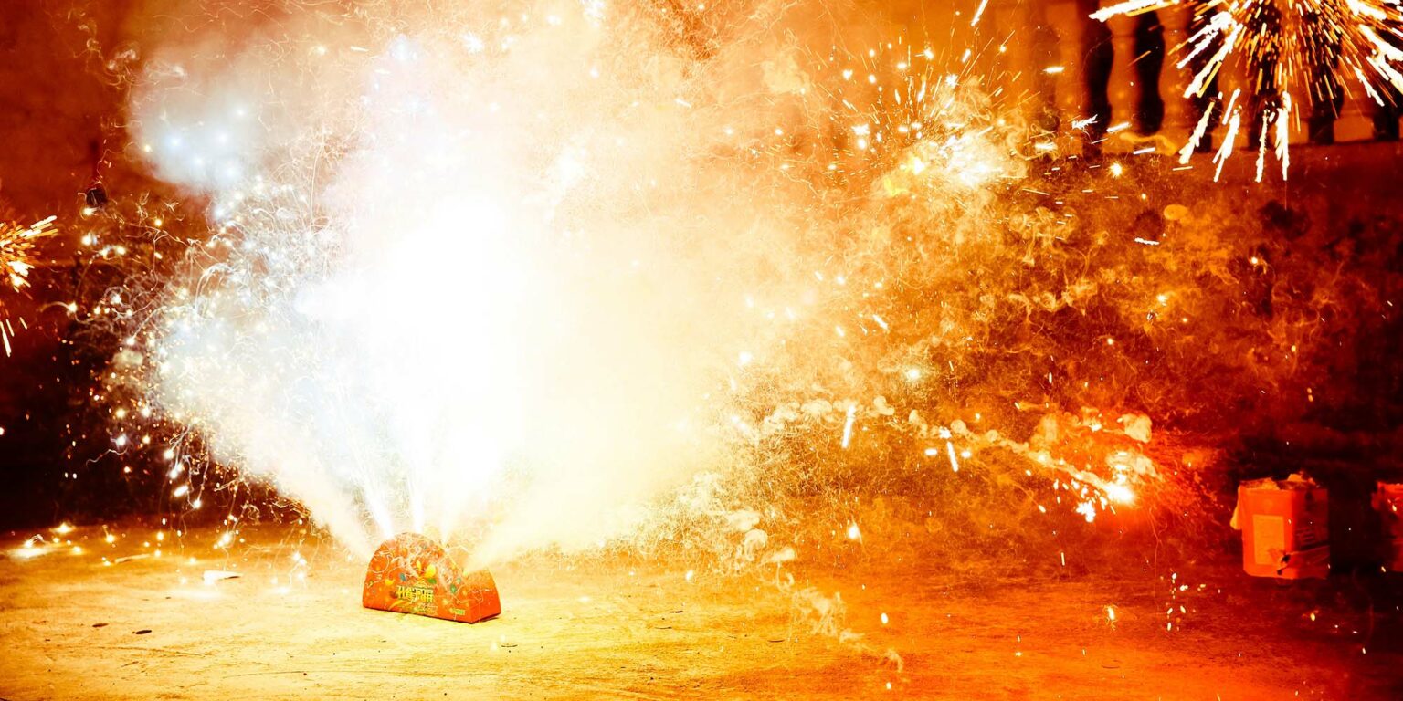 Fireworks factory blast