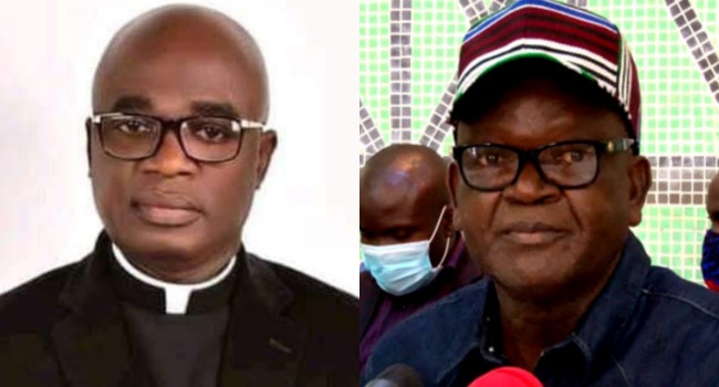 Samuel Ortom and Hyacinth Alia