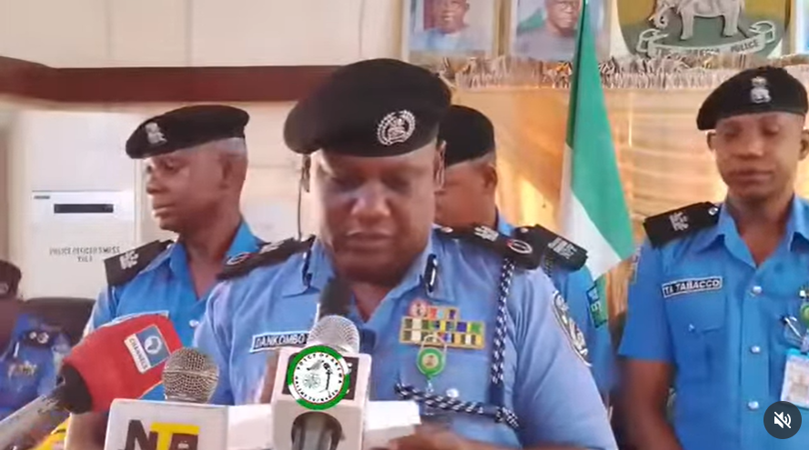 The Commissioner of Police Adamawa State Command CP Dankombo Morris
