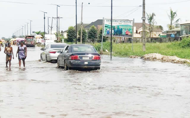 The flooded community
