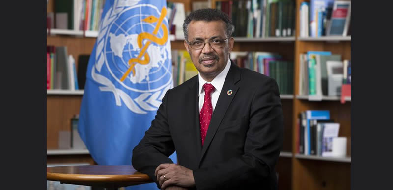 WHO DG Dr Tedros Adhanom Ghebreyesus