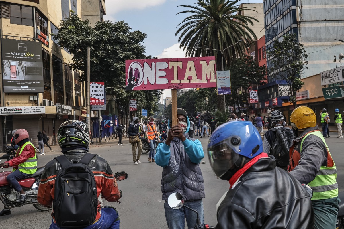 kenyan protesters