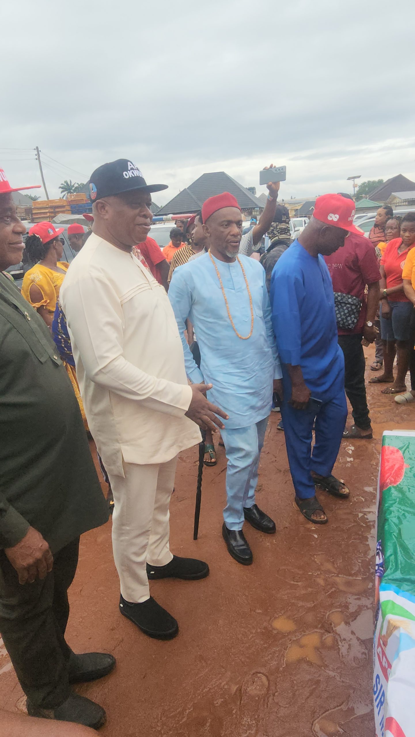 Sir Azuka Okwuosa Receives Royal Blessing From Obi Nwosu for Anambra South Senatorial Bid
