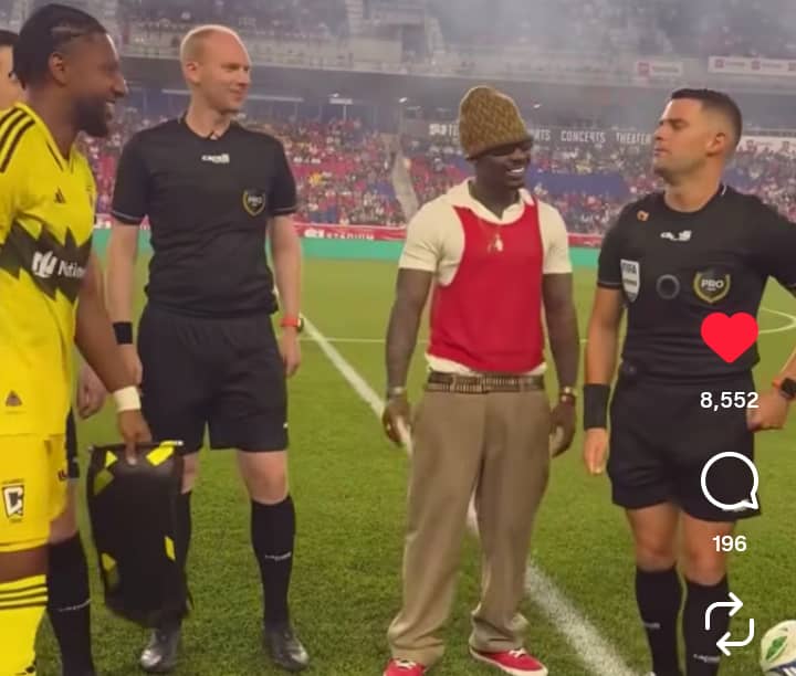 Asake Honoured With Ceremonial Coin Toss at MLS Clash