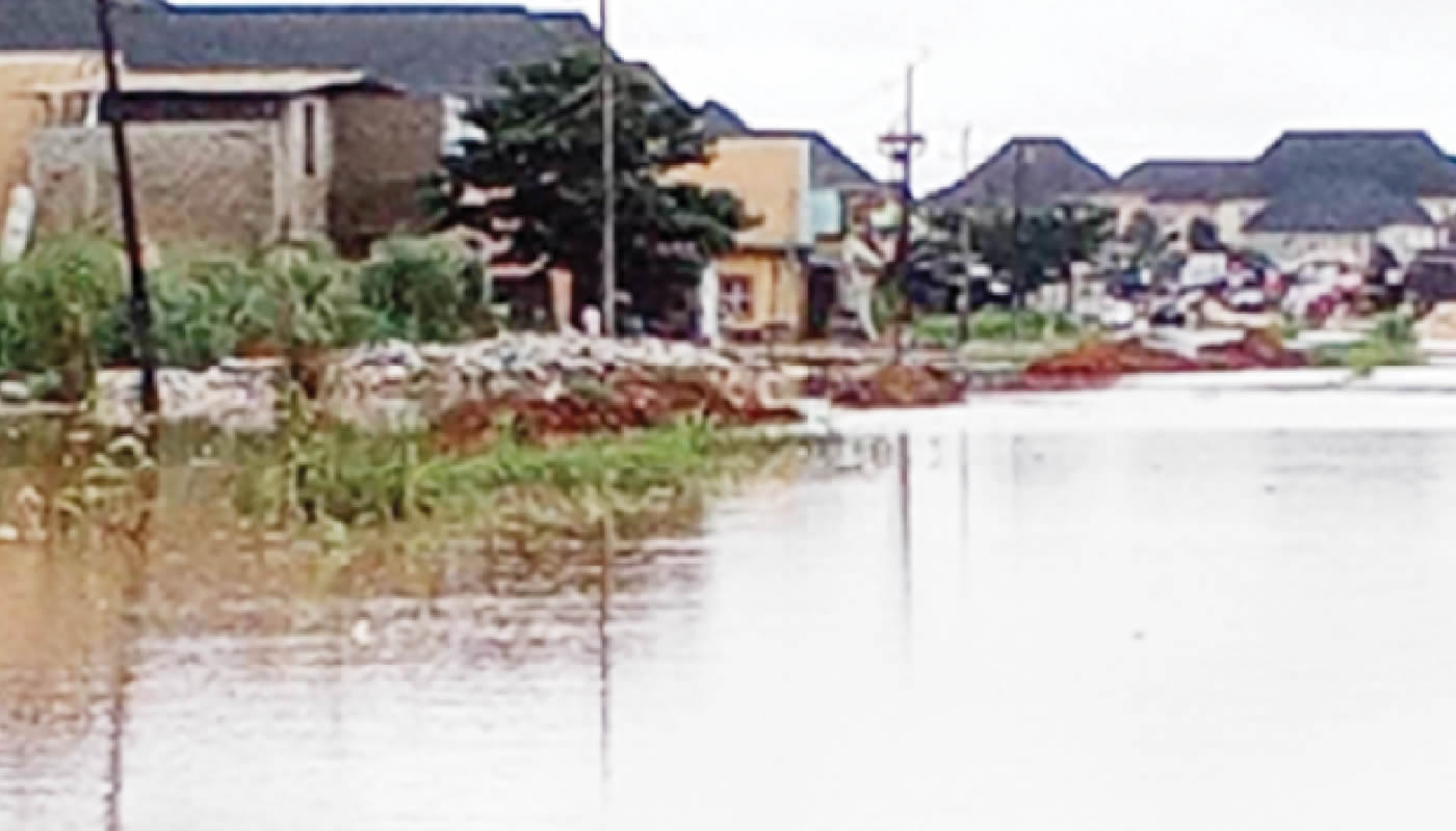 Flooded area
