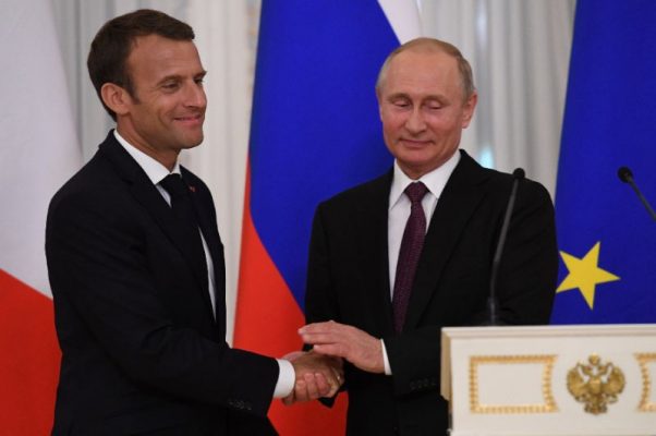 Macron and Putin