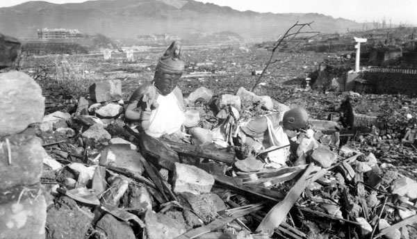 Nagasaki temple destroyed