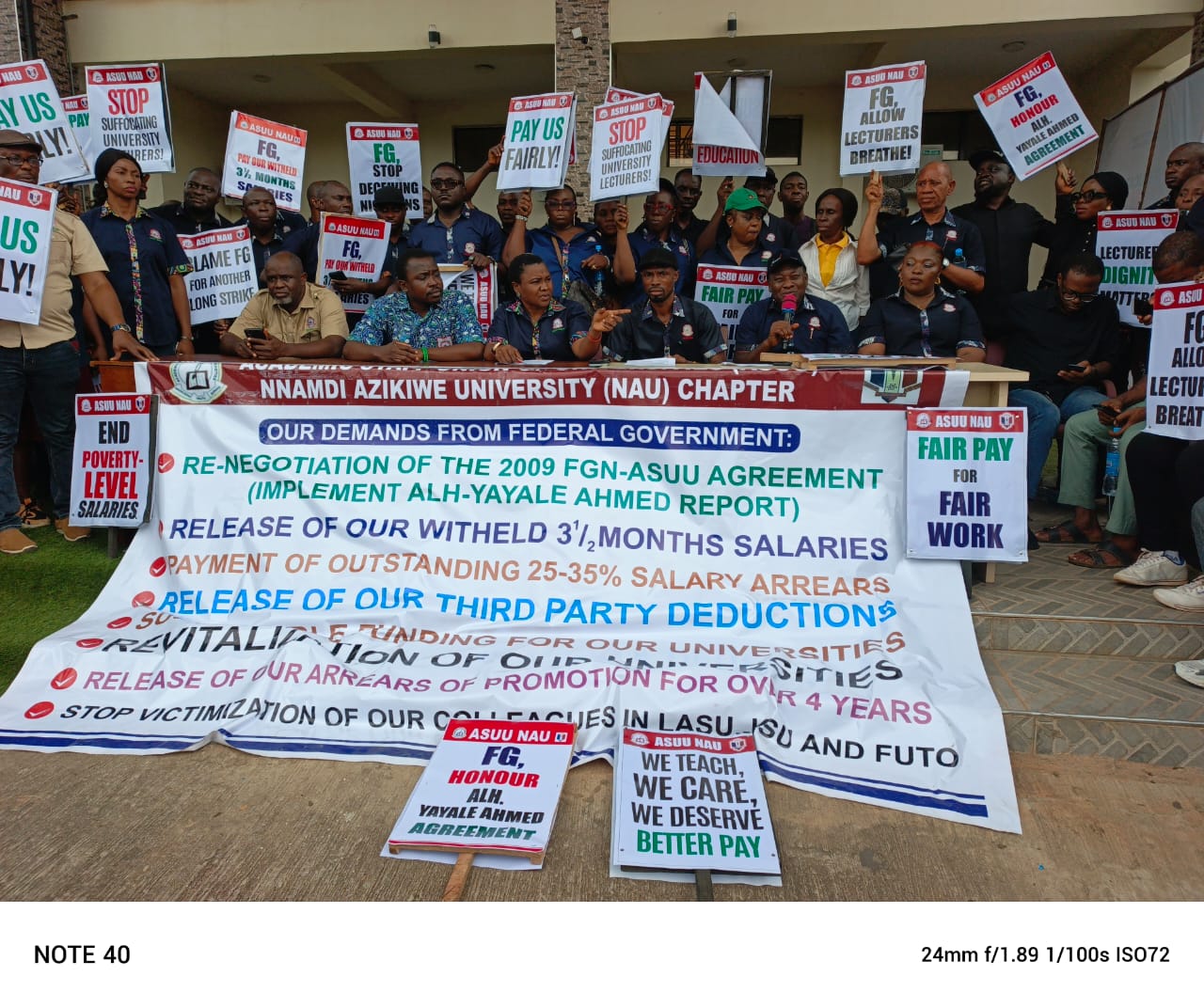 unizik protest