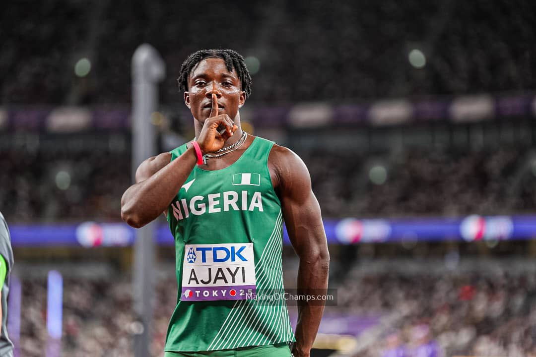 Ajayi storms into World Championships 100m final in Tokyo