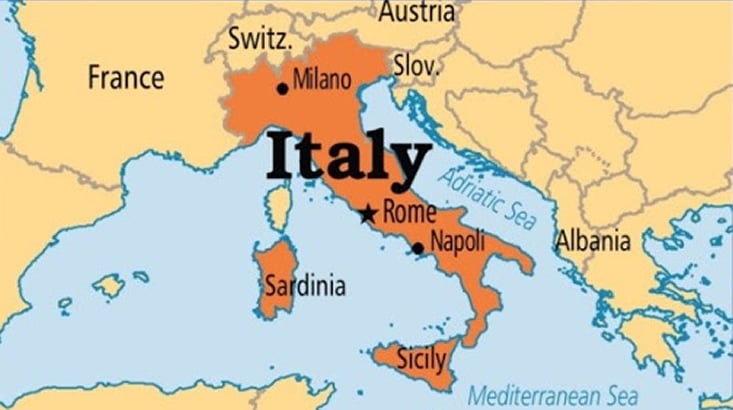 Map of Italy