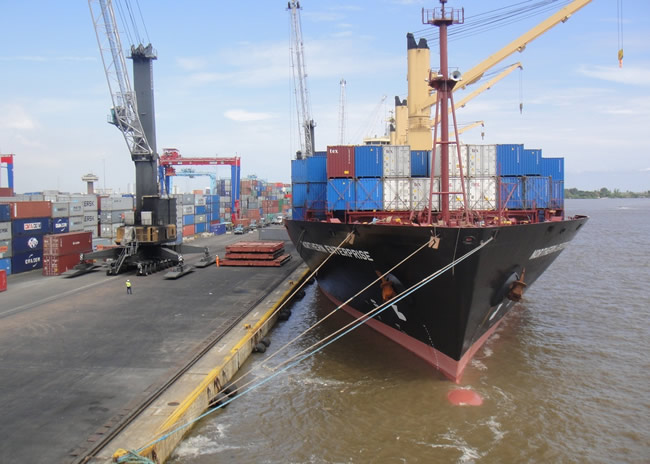 Ship at Apapa port