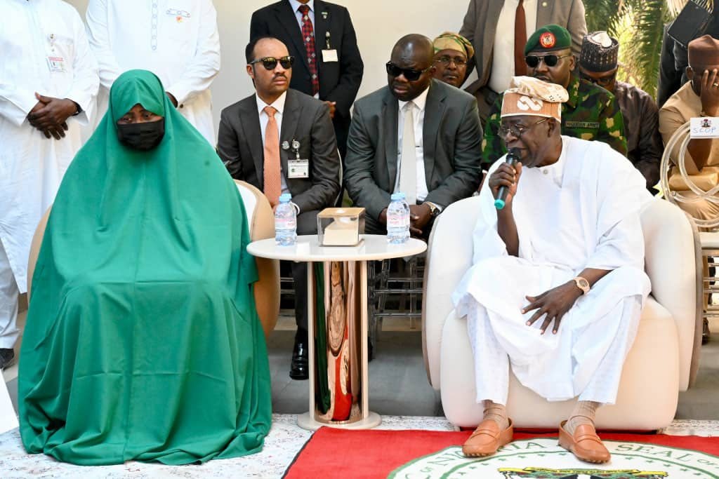 Tinubu and Aisha Buhari