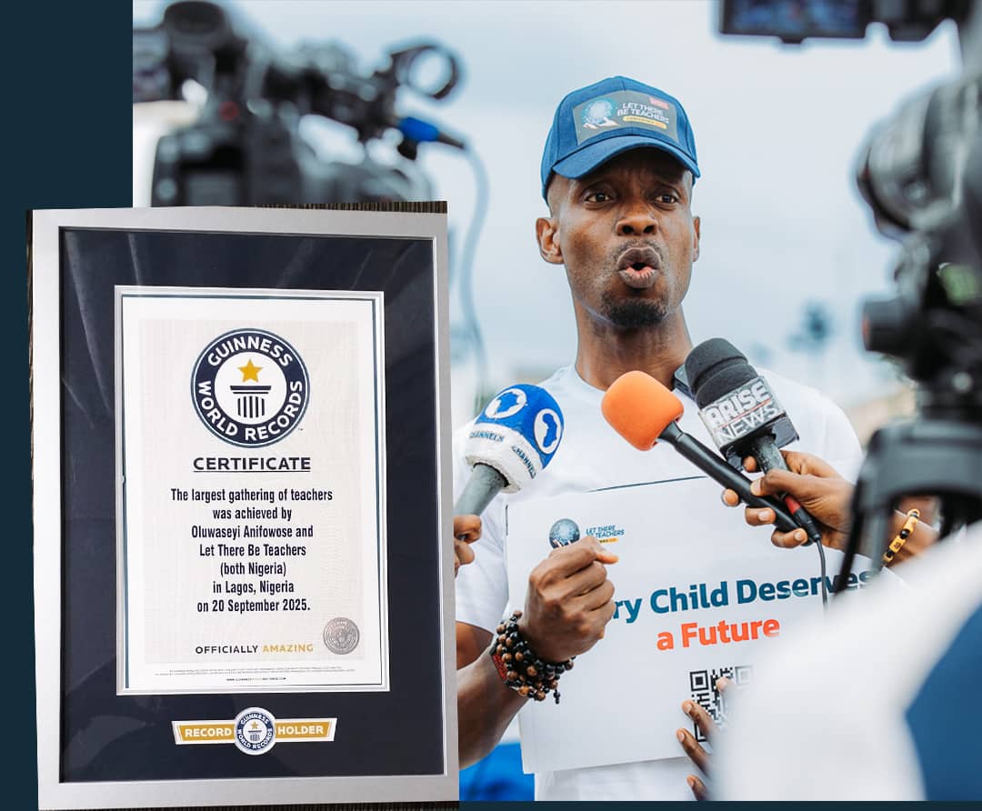Educationist sets Guinness World Record with largest teachers’ gathering