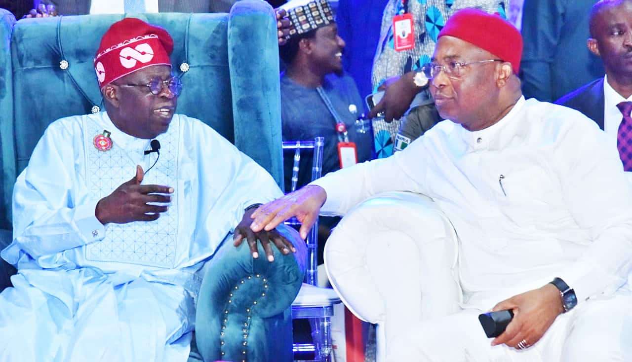 Hope Uzodimma and Bola Tinubu