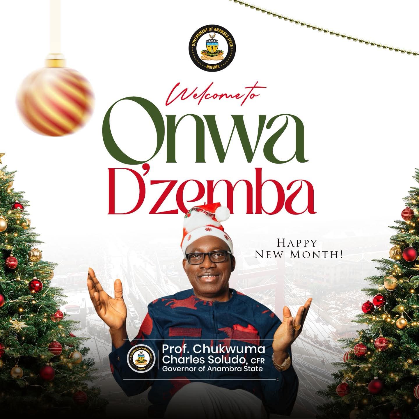 Soludo Sires Anambra’s Season of Sumptuous Solutions Via “Onwa Dezemba”